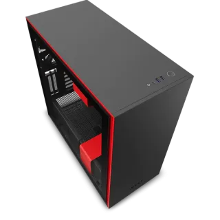 NZXT H710 Mid Tower Black-Red Chassis | AHW Store